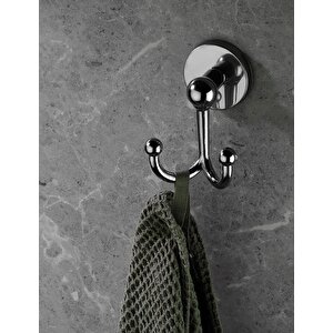 Sas Haus Delmeye Son Yapışkanlı Banyo Aksesuar Seti 3'lü 112 102 107