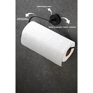 Yapışkanlı Solo Havlu Kağıdı Asacağı Solo Havluluk Siyah S-110  Kasa - 8