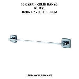 İgk Yapi - Çeli̇k Banyo Kumru Uzun Havluluk 50cm (ku10-068)