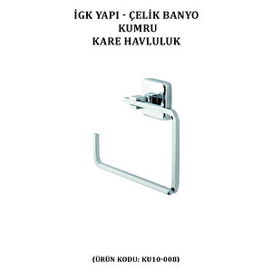İgk Yapi - Çeli̇k Banyo Kumru Kare Havluluk (ku10-008)