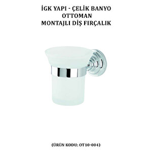 İgk Yapi - Çeli̇k Banyo Ottoman Montajli Di̇ş Firçalik (ot10-004)