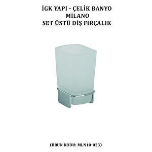 İgk Yapi - Çeli̇k Banyo Mi̇lano Set Üstü Di̇ş Firçalik (mln10-023)