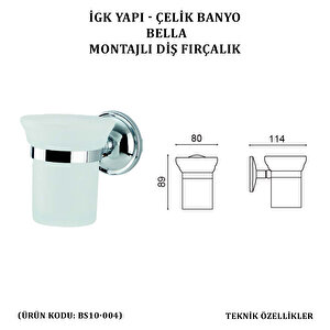 İgk Yapi - Çeli̇k Banyo Bella Di̇ş Firçalik (bs10-004)