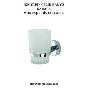 İgk Yapi - Çeli̇k Banyo Karaca Montajli Di̇ş Firçalik (kr10-004)