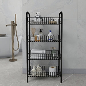 Banyo Metal Raf Banyo Düzenleyici Çok Amaçlı Metal Raf, Banyo Sepeti, Banyo Dolabı