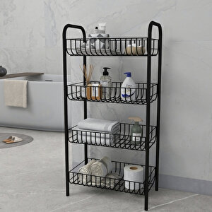 Banyo Metal Raf Banyo Düzenleyici Çok Amaçlı Metal Raf, Banyo Sepeti, Banyo Dolabı