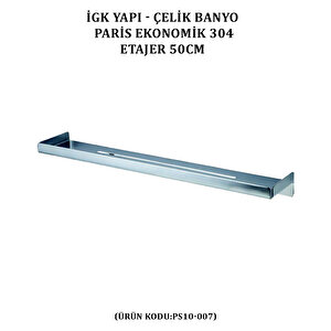 İgk Yapi - Çeli̇k Banyo Pari̇s Etajer 50cm (ps10-007)