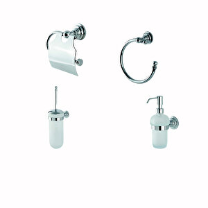 İgk Yapi - Çeli̇k Banyo Ottoman Banyo Seti̇ -22(3 Parça)