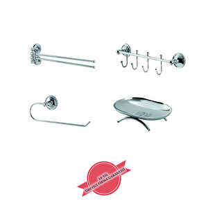 İgk Yapi - Çeli̇k Banyo Bella Banyo Seti̇ -18(4 Parça)