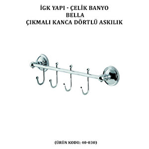 İgk Yapi - Çeli̇k Banyo Bella Banyo Seti̇ -18(4 Parça)