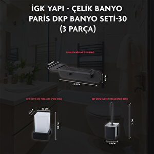 İgk Yapi - Çeli̇k Banyo Pari̇s Banyo Seti̇ -30(3 Parça)