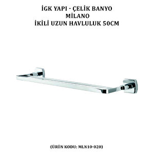 İgk Yapi - Çeli̇k Banyo Mi̇lano Banyo Seti̇ -21(4 Parça)