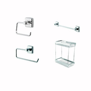 İgk Yapi - Çeli̇k Banyo Kumru Banyo Seti̇ -20(4 Parça)