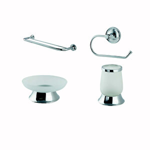 İgk Yapi - Çeli̇k Banyo Bella Banyo Seti̇ -16(4 Parça)