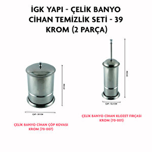 İgk Yapi - Çeli̇k Banyo Ci̇han Temi̇zli̇k Seti̇ - 39 (2 Parça)