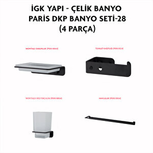 İgk Yapi - Çeli̇k Banyo Pari̇s Banyo Seti̇ -28(4 Parça)