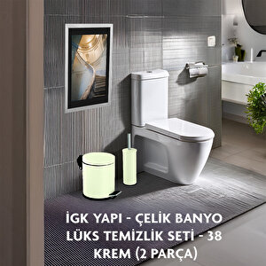 İgk Yapi - Çeli̇k Banyo Lüks Temi̇zli̇k Seti̇ - 38 (2 Parça)