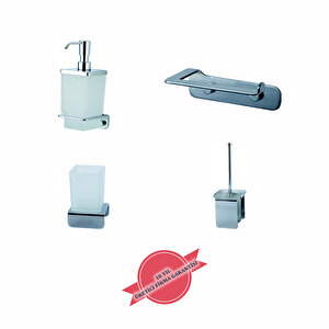 İgk Yapi - Çeli̇k Banyo Pari̇s Banyo Seti̇ -26(4 Parça)
