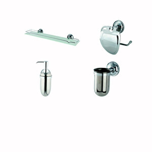 İgk Yapi - Çeli̇k Banyo Bella Banyo Seti̇ -17(4 Parça)