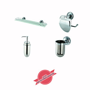 İgk Yapi - Çeli̇k Banyo Bella Banyo Seti̇ -17(4 Parça)