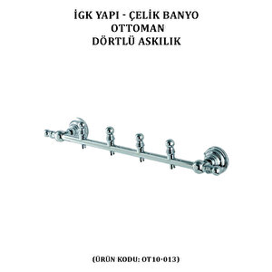 İgk Yapi - Çeli̇k Banyo Ottoman Üçlü Askilik (ot10-012)