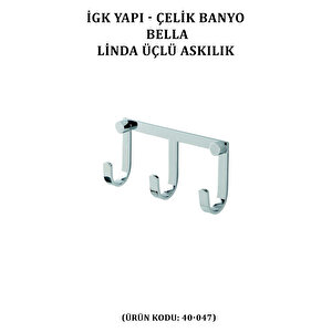 İgk Yapi - Çeli̇k Banyo Bella Li̇nda Üçlü Askilik (40-047)
