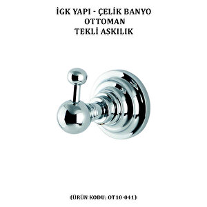 İgk Yapi - Çeli̇k Banyo Ottoman Tekli̇ Askilik (ot10-041)