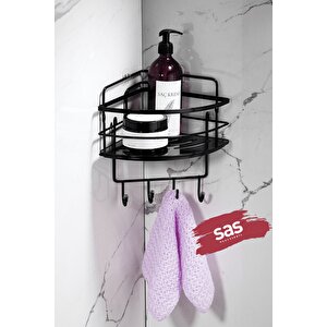 Yapışkanlı Ömür Boyu Paslanmaz Kristal Ayarlanabilir Raf Banyo Düzenleyici Şampuanlık Lk-01 Sssk