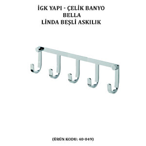 İgk Yapi - Çeli̇k Banyo Bella Li̇nda Beşli̇ Askilik (40-049)
