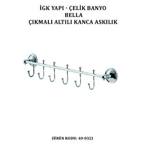 İgk Yapi - Çeli̇k Banyo Bella Çikmali Kanca Altili Askilik (40-032)