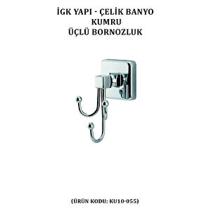 İgk Yapi - Çeli̇k Banyo Kumru Üçlü Bornozluk (ku10-055)