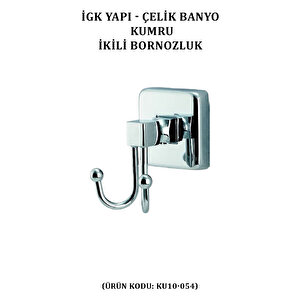 İgk Yapi - Çeli̇k Banyo Kumru İki̇li̇ Bornozluk (ku10-054)