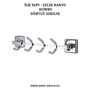 İgk Yapi - Çeli̇k Banyo Kumru Dörtlü Askilik (ku10-039)