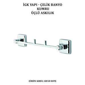 İgk Yapi - Çeli̇k Banyo Kumru Üçlü Askilik (ku10-009)