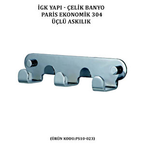 İgk Yapi - Çeli̇k Banyo Pari̇s Üçlü Askilik (ps10-023)