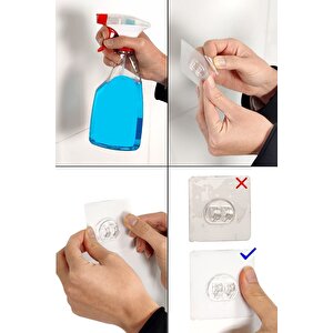 Duvara Yapışkanlı 2 Katlı Banyo Düz Şampuanlık Düzenleyici Krom Tş-02