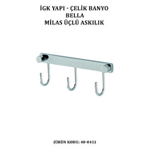 İgk Yapi - Çeli̇k Banyo Bella Mi̇las Üçlü Askilik (40-041)