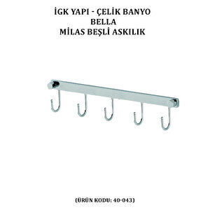 İgk Yapi - Çeli̇k Banyo Bella Mi̇las Beşli̇ Askilik (40-043)