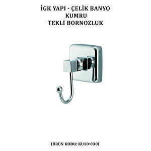 İgk Yapi - Çeli̇k Banyo Kumru Tekli̇ Bornozluk (ku10-053)
