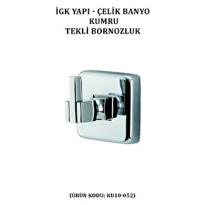 İgk Yapi - Çeli̇k Banyo Kumru Tekli̇ Bornozluk (ku10-052)