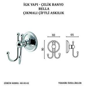 İgk Yapi - Çeli̇k Banyo Bella Çikmali Çi̇ftli̇ Askilik (40-014)