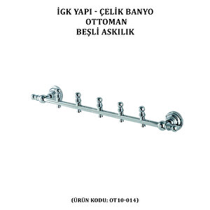 İgk Yapi - Çeli̇k Banyo Ottoman Dörtlü Askilik (ot10-013)