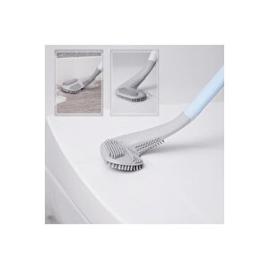 Golf Tasarımlı Silikon Wc Klozet Mutfak Temizlik Fırçası Kanca Hediyeli