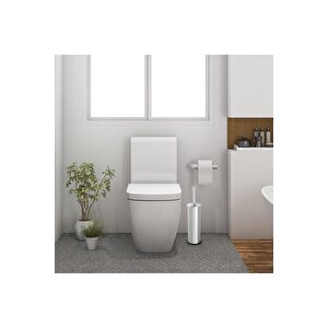 Tuvalet Fırçası Wc Klozet Fırçası Krom