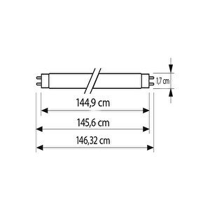 Master Tl5 He 35w Floresan Lamba Günışığı 4000k 150 Cm