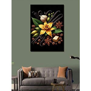 Kanvas Tablo Vanilya Ve Baharatlar 70x100 cm