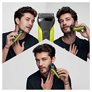 Series 3 300 Bt Vtgrn  3’ü 1 Arada Tıraş Makinesi