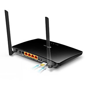 Tl-mr6400 300mbps 4 Port 2 Anten 4g Lte Indoor Sim Kart Gi̇ri̇şli̇ Router