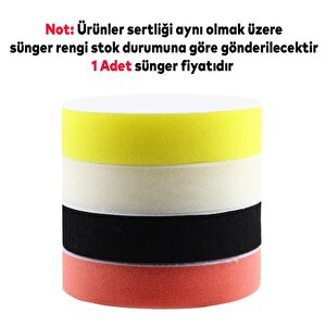 Oto Araç Araba Pasta Cila Polisaj Süngeri 115 Mm Cırtlı Kaporta Parlatıcı Çizik Giderici Parlatma Pedi