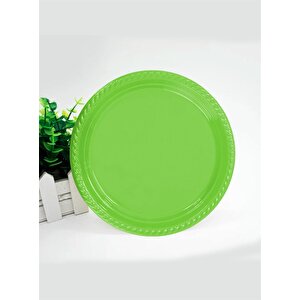 Plastik Tabak Yeşil Renk 25'li